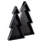 Wooden Christmas Tree Trays 2ct Nested Rustic Farmhouse Decor